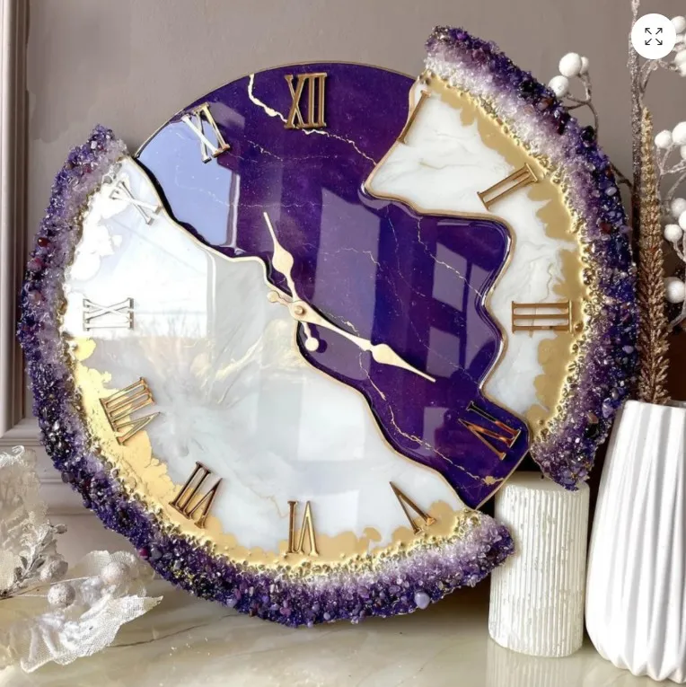 Epoxy Resin Wall Clock