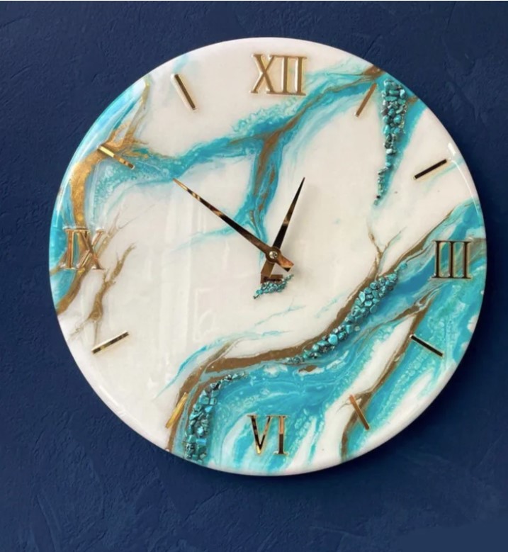 Epoxy Resin Wall Clock