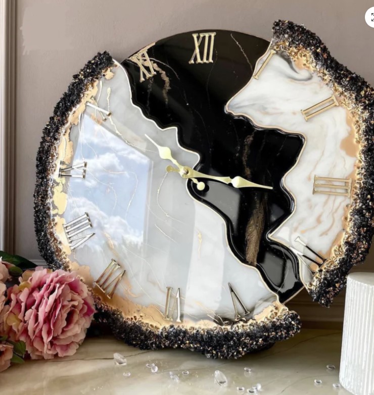 Epoxy Resin Wall Clock