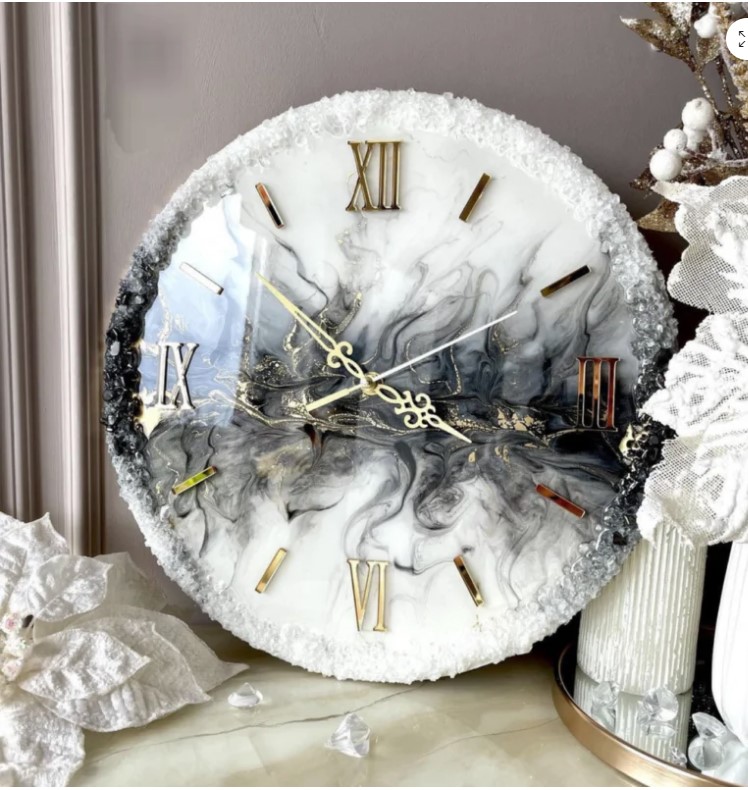 Epoxy Resin Wall Clock