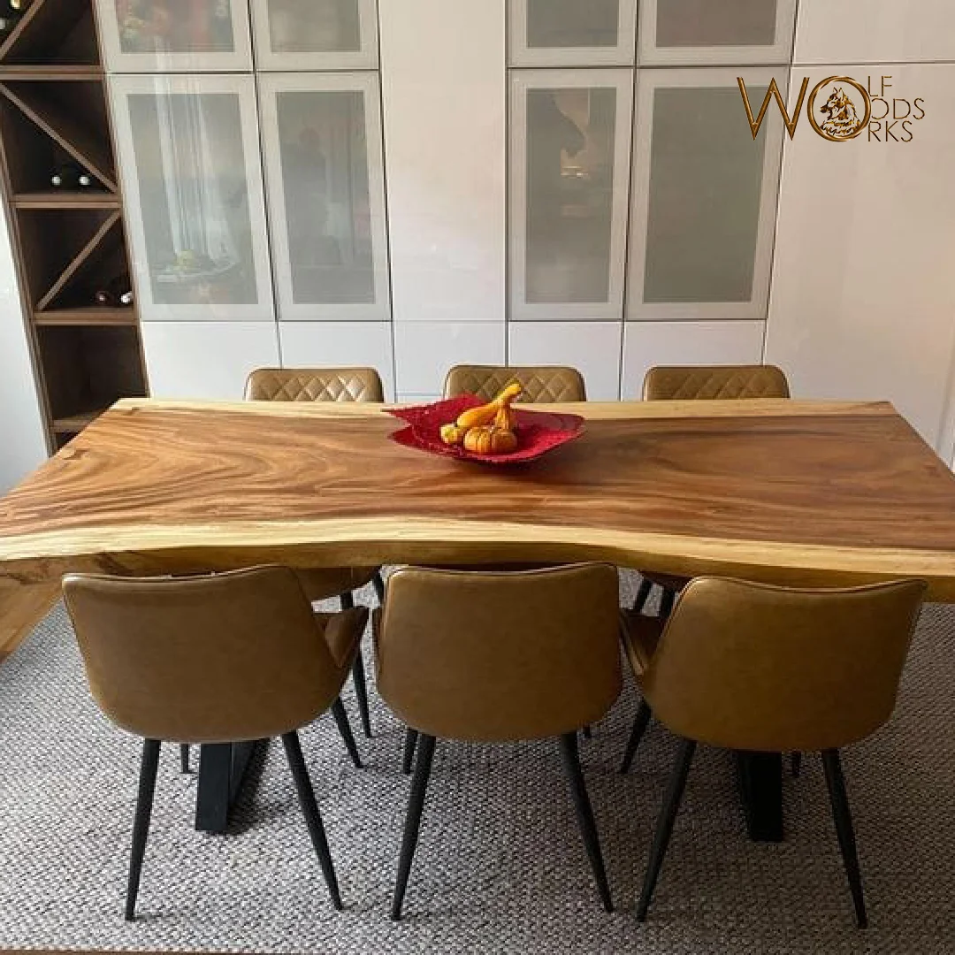 Live Edge Wooden Table